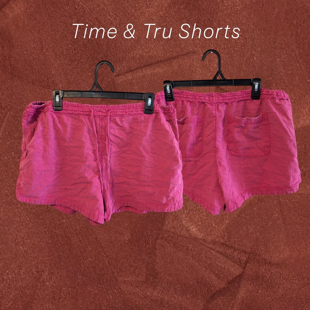 Time and Tru High Waist Pink Shorts